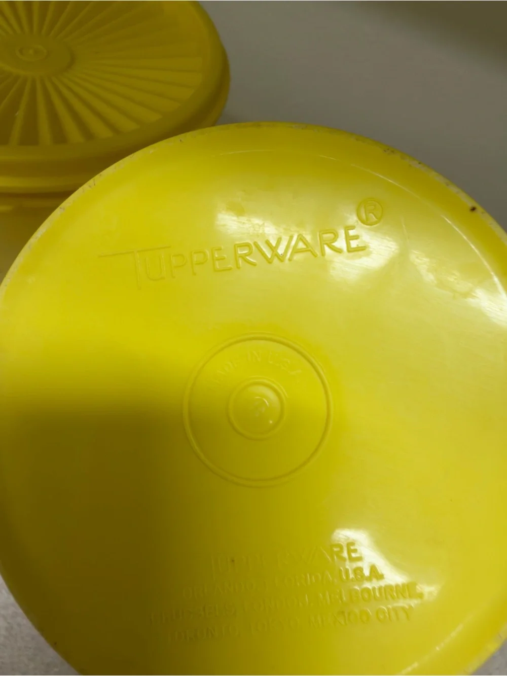 Tupperware two canisters